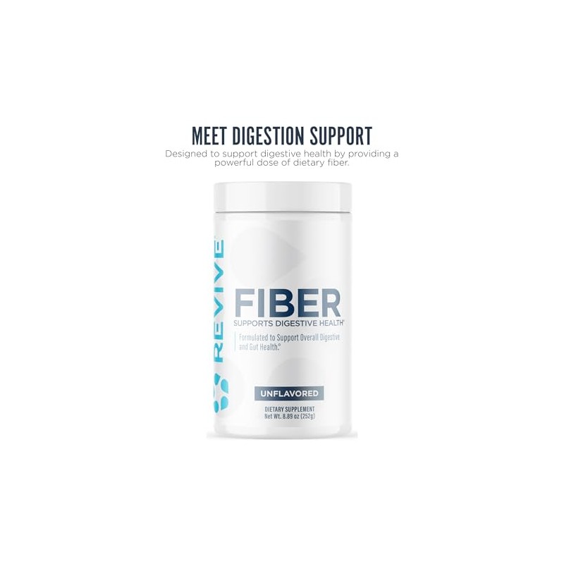 Revive MD Fiber - Digestive Health, Fiber, Psyllium Husk, Oat