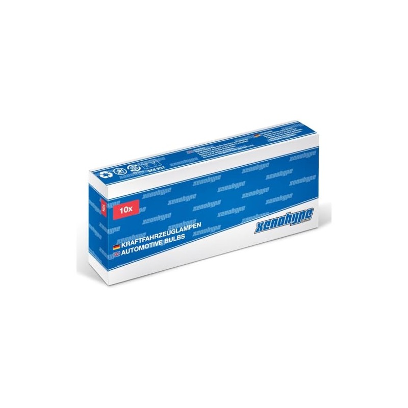 XENOHYPE 10x W3W Premium T10 12 V 3 Watt Glass