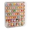 Clear Minifigure Display Case, Wall-Mounted Mini Figure Display Box, Multi-Tier