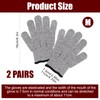 2 Pairs of Cut Protection Gloves Children, Carving Gloves for