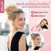 SEGO Larger Human Hair Bun, Real Hair Messy Bun Hairpieces