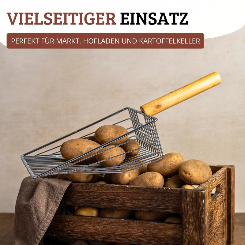 Westmark Potato Scoop - High Quality Vegetable Scoop for Harvesting