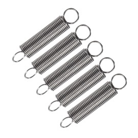 METALLIXITY Extension Spring (0.8x8x30mm/0.04"x0.32"x1.19") 5Pcs, 304 Stainless Steel Tension Spring Wire - for Home Repair Construction Machinery