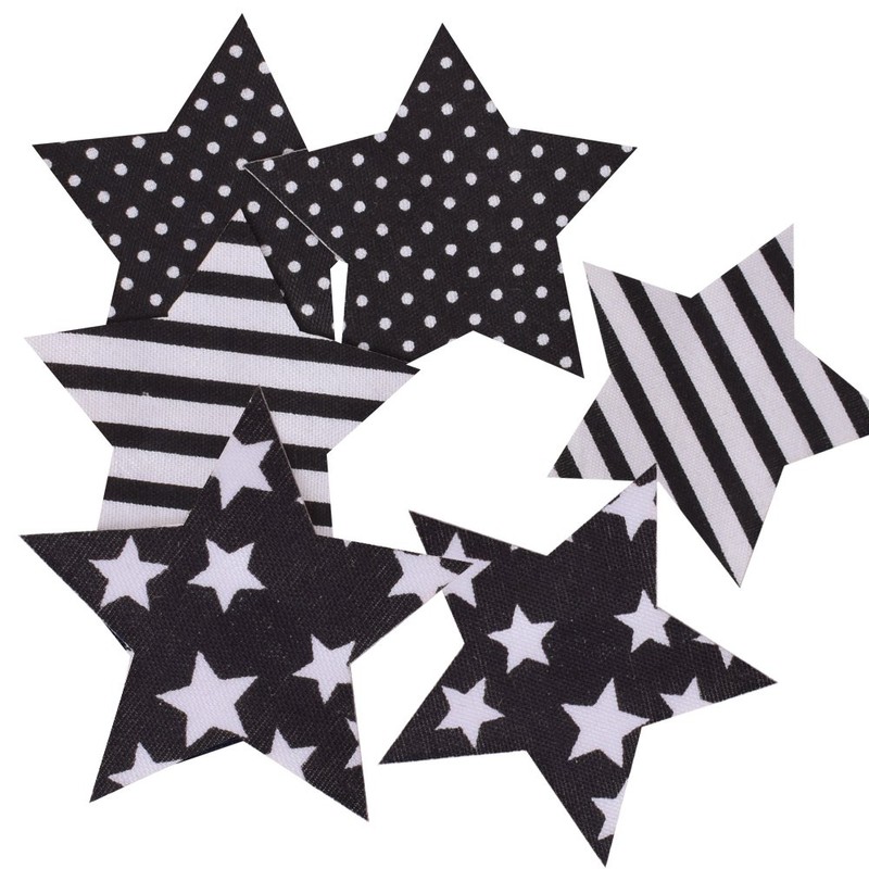 TE-DecoArt 12 DIY Textile Patch Iron-on Patch Application Cloud for