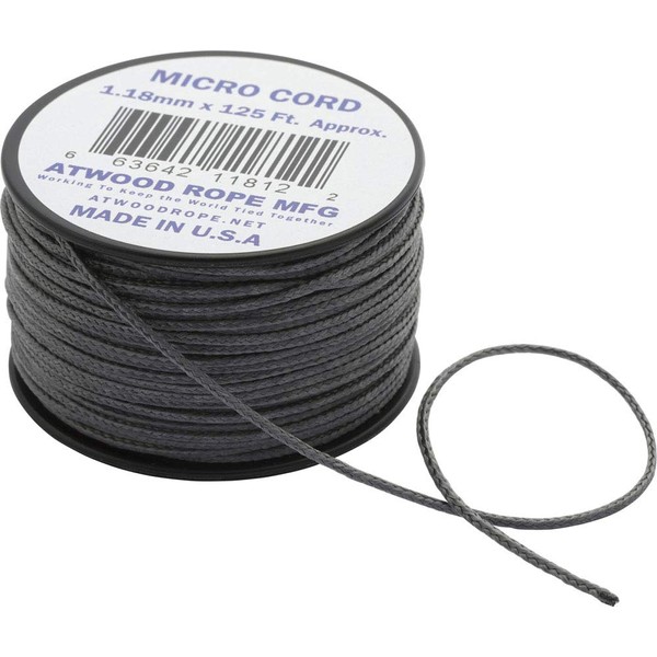 atwood rope microcord graphite 44001
