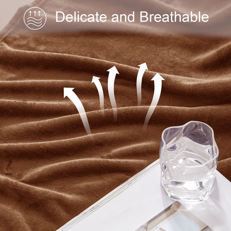 Exclusivo Mezcla Soft Throw Blanket, 127 x 178 CM Fleece