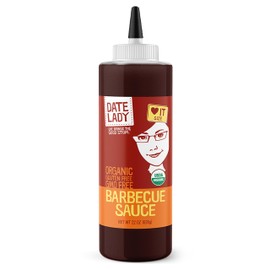 Date Lady BBQ Sauce | Sweetened with Dates! | Organic, Gluten Free | Paleo Friendly | No Corn Syrup or Cane Sugar | No Added Flavors or MSG (22 Oz) Vegan Sauce