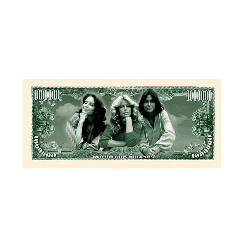 Charlies Angels Million Dollar Bill with Bill Protector - Best
