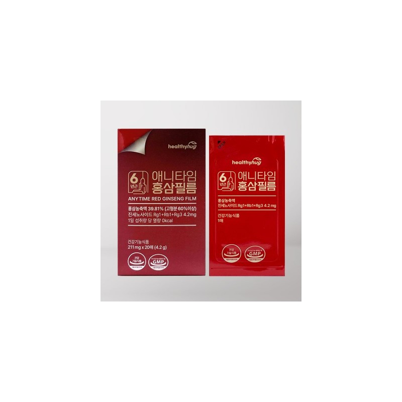 Unij Company Partner Film-type red ginseng, ginsenoside, menopausal nutritional supplement,