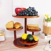 jinsongdafa Wooden 5 Tier Serving Tray and Platter, Appetizer Tray,