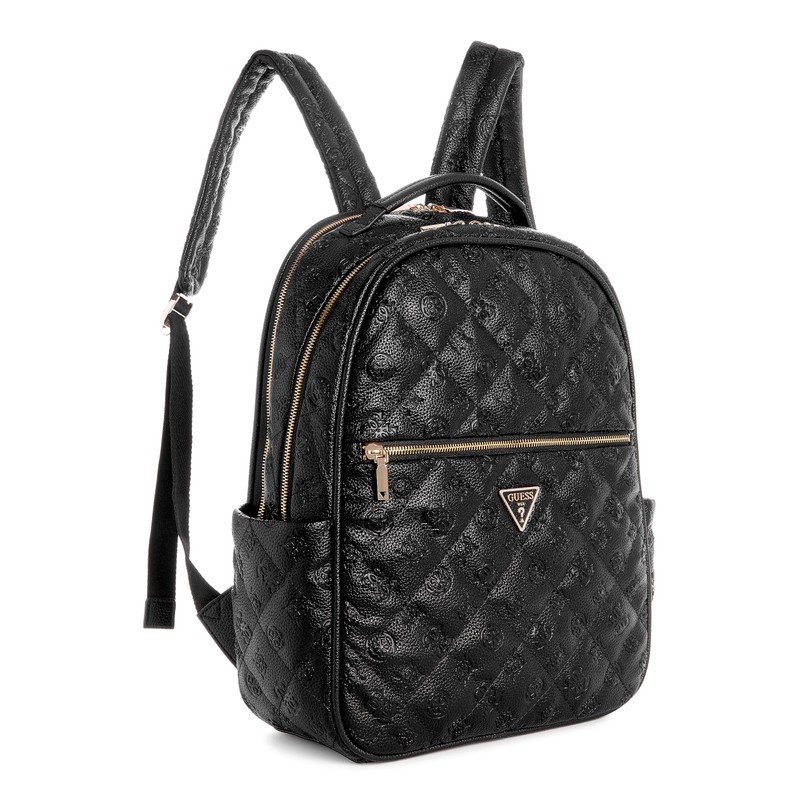 GUESS Power Play Tech Backpack, Black Quilt