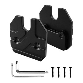 Qnbes 2 Pcs Sun Visor Repair Kit Fit for Dodge RAM 1500 Trucks 2019 2020 2021 2022 2023, Aluminum Black Sun Visor Clip Fix, Truck Visor Clip Fix Kit