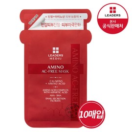 Leaders Mediu Amino AC-Free Mask 10 sheets / 리더스 메디유 아미노 AC-프리 마스크 10매