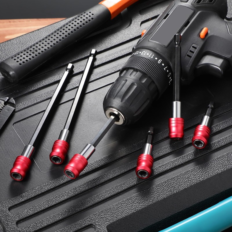 Honoson 12 Pcs Drill Bit Extension Magnetic Drill Extension Bit