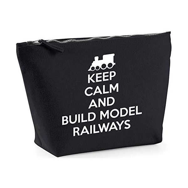 Hippowarehouse Keep Calm And Build Model Railways printed make up