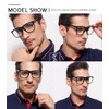 SHEEN KELLY TR90 Blue Light Oversized Safety Glasses Men Women