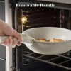 [LIVE] 12-Piece Ceramic Nonstick Cookware Set, Detachable Handle Pots and