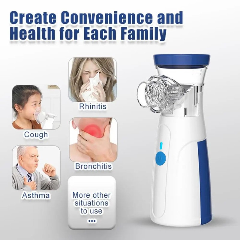 Lvozize Nebuliser Machine for Adults & Kids, Handheld Cool Mist