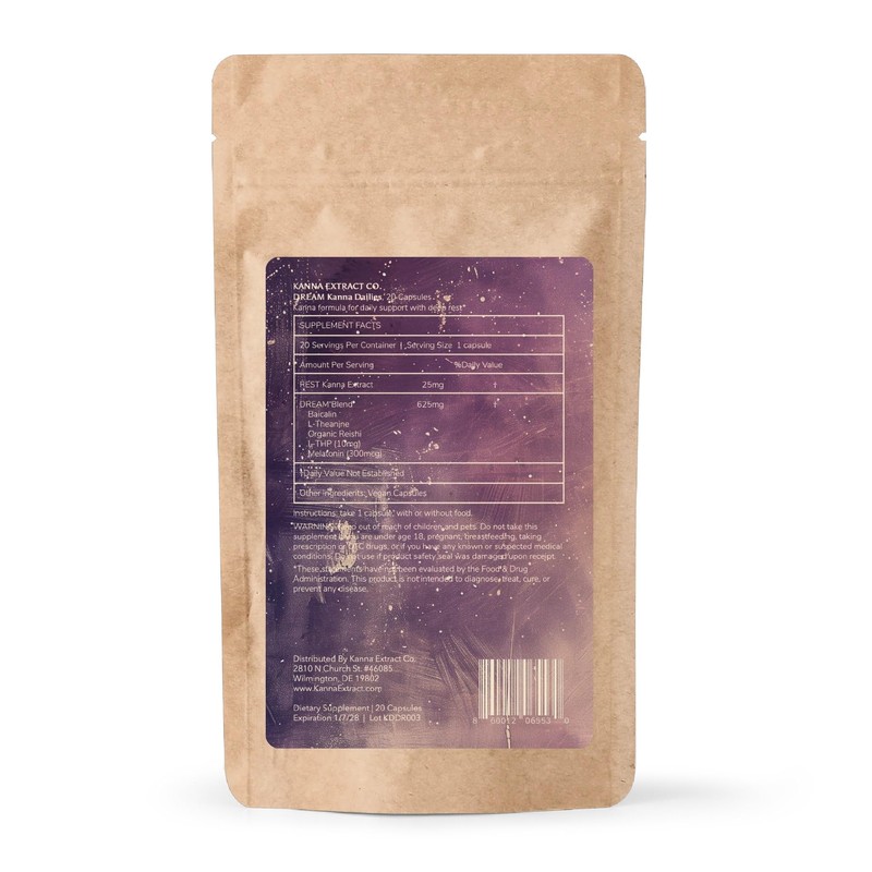 Kanna Extract Co. DREAM Kanna Dailies | Deep Rest Blend