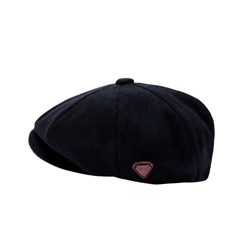 ZRWASKA® Mens Peaky Blinders Cap 8 Panel Wool Flat Caps