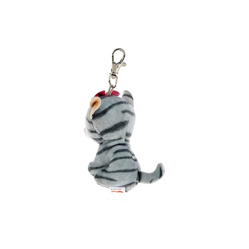 TY Toys Beanie Boo's Clip Cat Kiki - 7 CM,Gray,35243