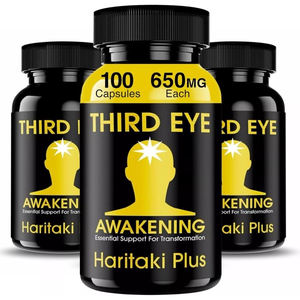 Kailash Herbals Third Eye Awakening - Organic Haritaki Capsules- Kailash