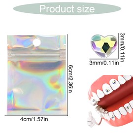 YAPKOLV 10pcs Tooth Crystal Tartar Tooth Ornaments Teeth Gemstone Beauty Dental Diamond Tooth Ornaments Jewellery Decoration Crystal Gemstone Rhinestone Decor