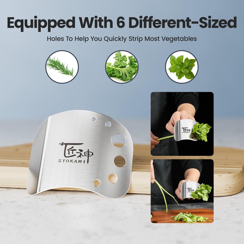 SYOKAMI Finger Guards for Cutting Food, Protects Women’s Fingers and