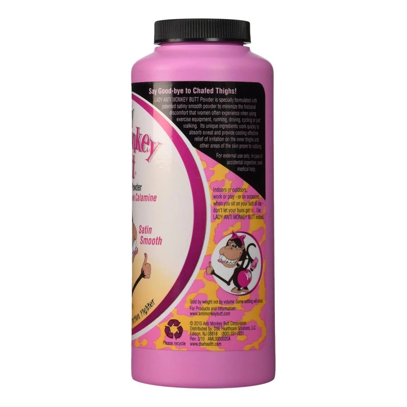 Lady Anti-monkey Butt Powder Con Cornstarch - Peso Neto 6