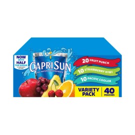 Capri Sun Variety Pack 6 fl oz Pouches (40 Pack) – Juice Drink Mix