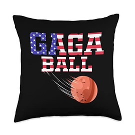 USA Gaga Ball Sports Team Throw Pillow