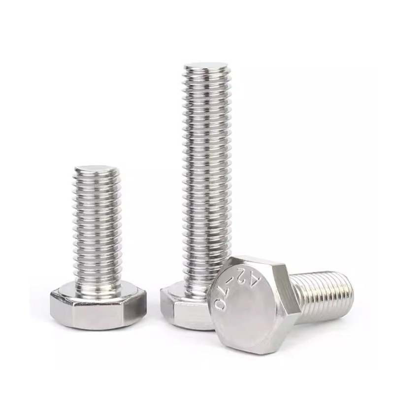 AHCA2 Stainless Steel Fully Threaded Hex Bolt (Setscrew) M10 10mm