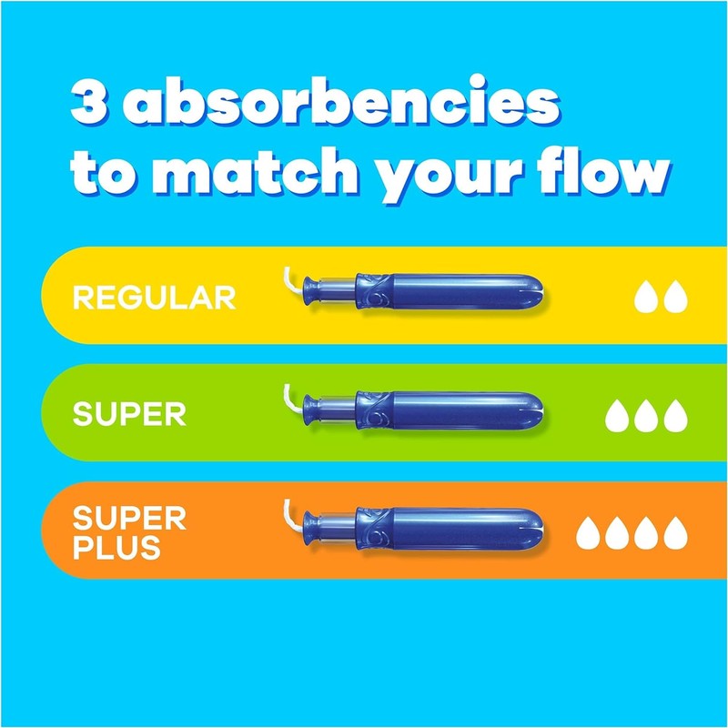 Tampax Compak Pearl Super Plus Applicator, 18 Tampons