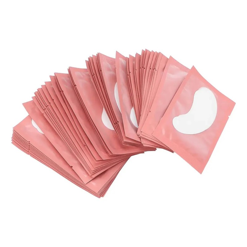 50 Pares Parches Empaque Hidrogel Para Ojos Pestañas Mink