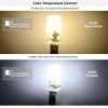 Welitesim 6pcs LED Bulb Bi-Pin Base Lights 3W AC/DC 12V