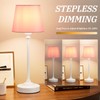Cordless Table Lamps Rechargeable Set - 2 Pack White 4000mAH