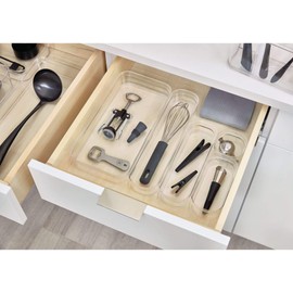 iDesign Crisp Drawer Organizer, Clear