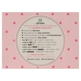 Lil-Lets 10 Smartfit Tampons Super