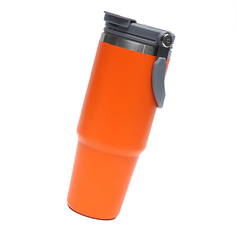 Insulated Water Bottle 890ml Stainless Steel Portable Car Thermal Coffee