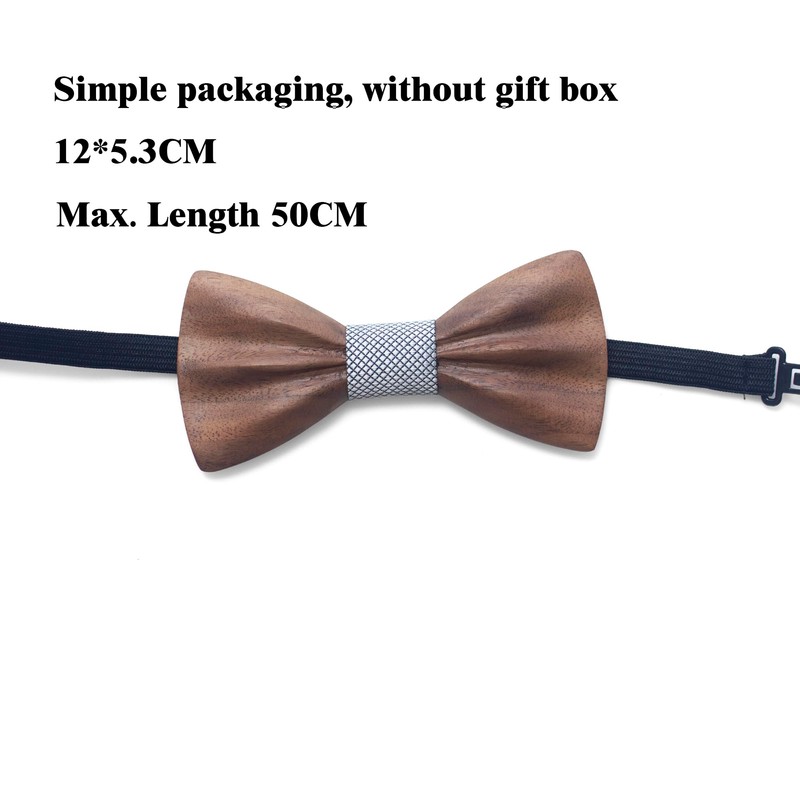Cyriacus Wooden Bow Tie Men's Wooden Bow Tie for Wedding