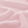 WAVVE Fleece Blanket Sofa Throw Pink 4ft x 5ft -