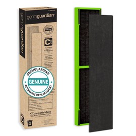 GermGuardian Filter C Toxin Clear HEPA Genuine Replacement Filter, Removes 99.97% of Pollutants, Common VOCs, Household Toxins, for AC5000, AC5250, AC5300, AC5350, CDAP5500, Black/Green, FLT5000VO