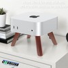 Real Wood Mount for Mac mini M4,M4 Pro 2024,Secure Durable