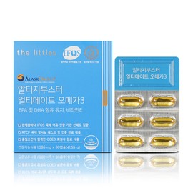 The Littles Altige Booster Ultimate Omega 3 30 Capsules 1385mg EPA and DHA Contains / 더리틀스 알티지부스터 얼티메이트 오메가3 30캡슐 1385mg EPA 및 DHA함유 유지