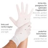 FRANZ MENSCH Hygostar Safe Light Nitrile Gloves, Powder-Free, White, 9/L,