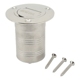Boat Filler Right Angle Clamshell 316 Stainless Steel Hardware for Boat Keyless Deck Filler 50 Mm 2 Inch Diesel