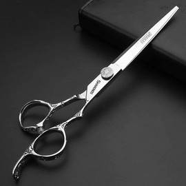 6/7 Inch Hair Scissors Hairdressing Salon Scissors 440c Hardness Stainless Steel Scissors (7 Inch Set-A)