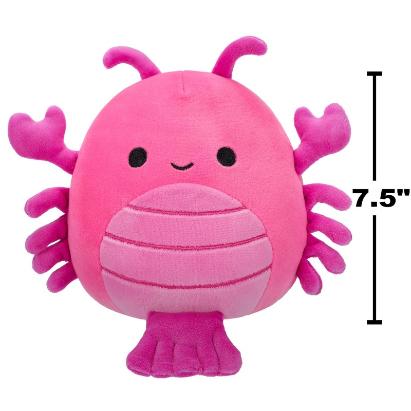 Squishmallows Original Peluche de 19 cm- Cordea Le Homard Rose