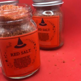 Red Salt, Housewarming Gift, Passion, Ritual Salt, Self Love, Root Chakra