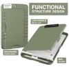 Sooez Clipboard with Storage, High Capacity Nursing Clipboard with Pen